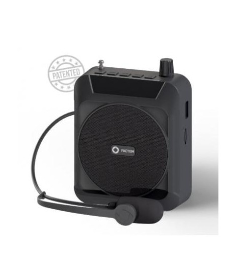 Porte voix amplificateur de voix extérieur avec micro serre tête haut  parleur bluetooth