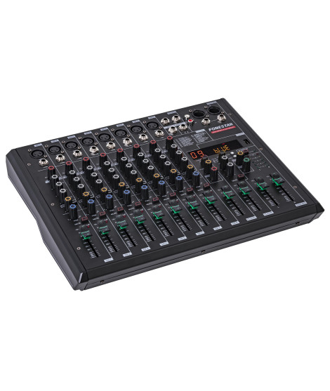 Table de mixage audio 4 canaux avec microphone sans fil, Console